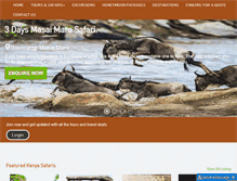 Tablet Screenshot of eaexoticsafaris.com